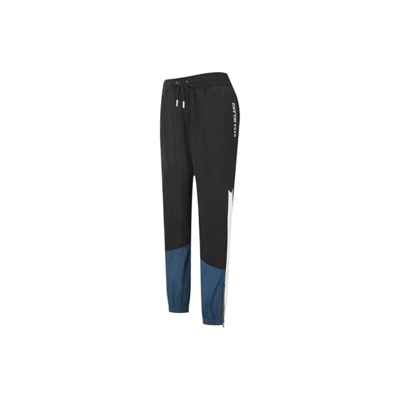 GaGaML Knitted Sports Pants Men's Black-2