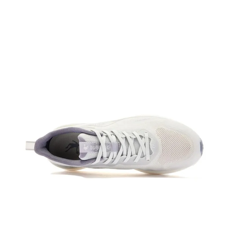 QIAODAN Windy 13 Cushioning, Wear Resistant Low Top Training Running Shoes Men's Gray Silver-4