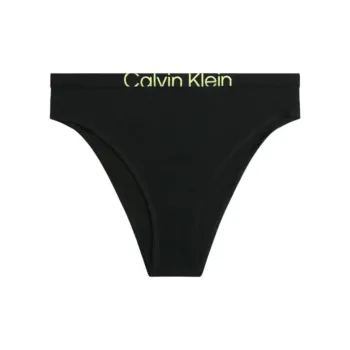 CK/Calvin Klein HIGH LEG TANGA Underpants Europe Version Women's 1 Pack Black