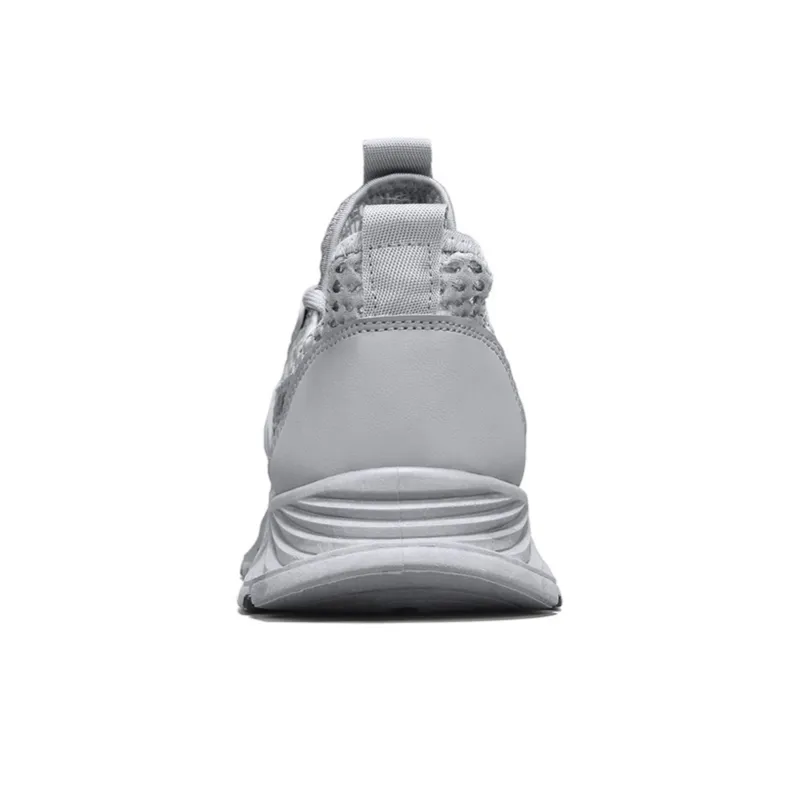 Warrior Shock Absorbing, Non Slip, Wear Resistant, Breathable And Lightweight Low Top Casual Shoes Men's Gray-4