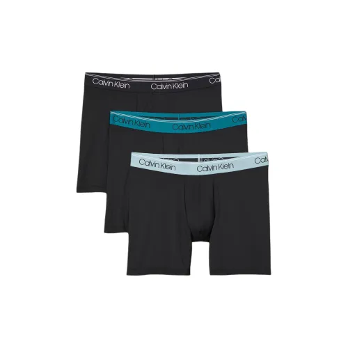 CK/Calvin Klein BOXER BRIEF 3PK Underpants Europe Version Men's 3 Pack Black