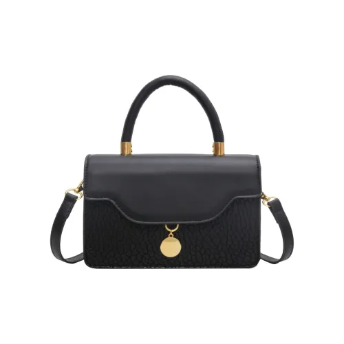 CORE BIRD PU Shoulder Bag Regular Women's Black/White/Khaki