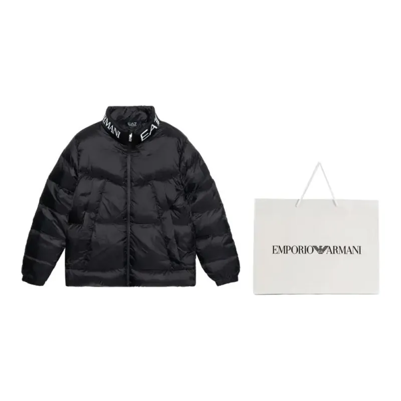 EMPORIO ARMANI Down Jackets Men Black-2