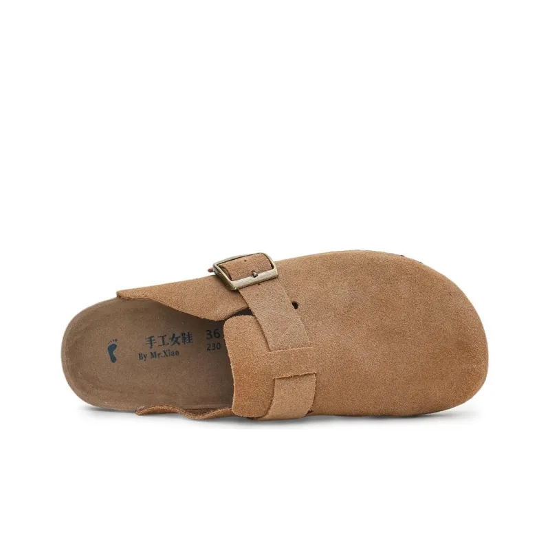 MIIRACER Slide Slippers Women's Khaki-2
