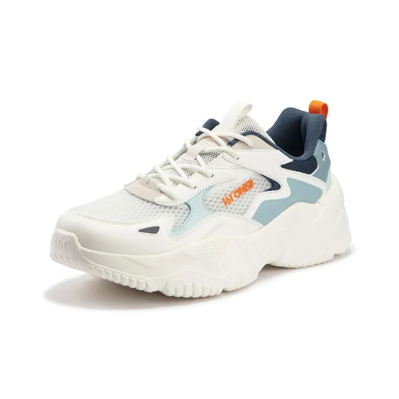 361° Ode MONO Yarn Edition Slip Resistant, Abrasion Resistant, Breathable Low Top Casual Shoes Men's Mist Blue-1