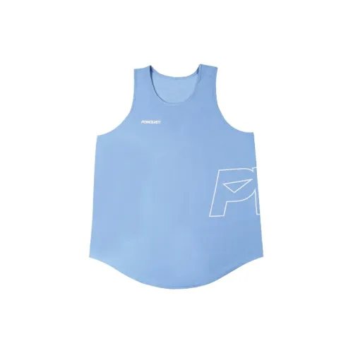 Powolves Tank Tops Unisex Ice Blue