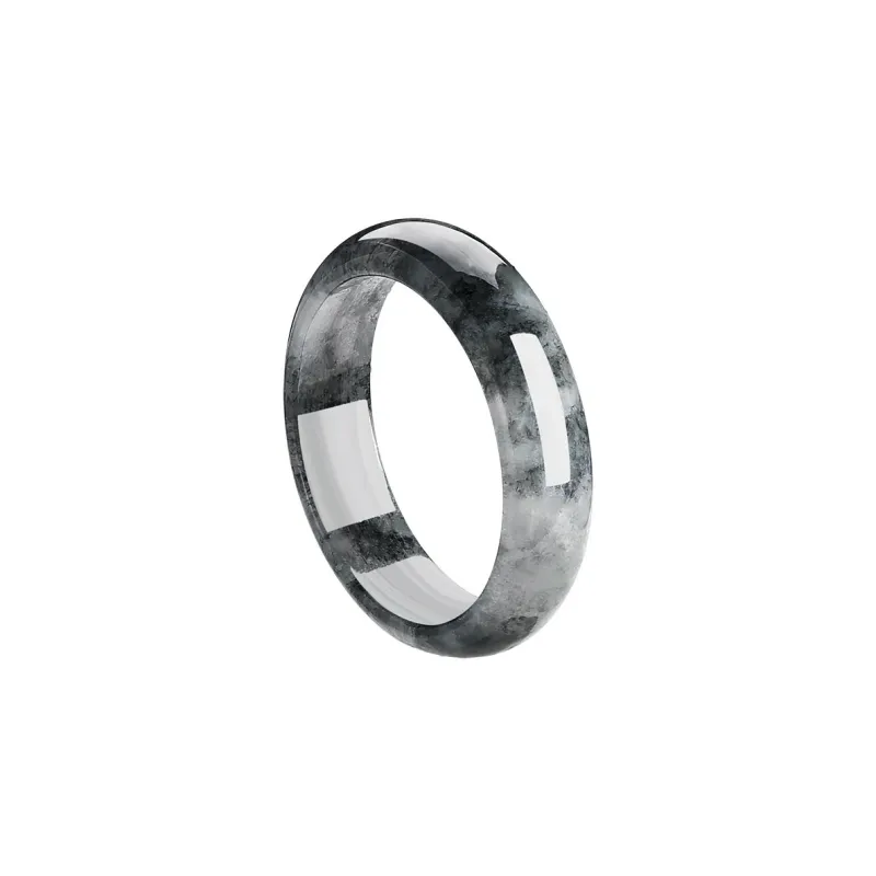 Princess Cui Bean Type Jadeite Ring Unisex-3