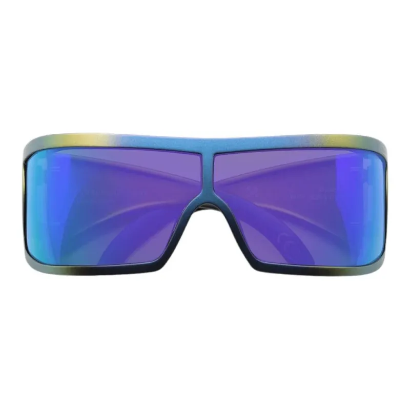 Retrosuperfuture Plastic Irregular Shape Sunglasses Men's Blue-1