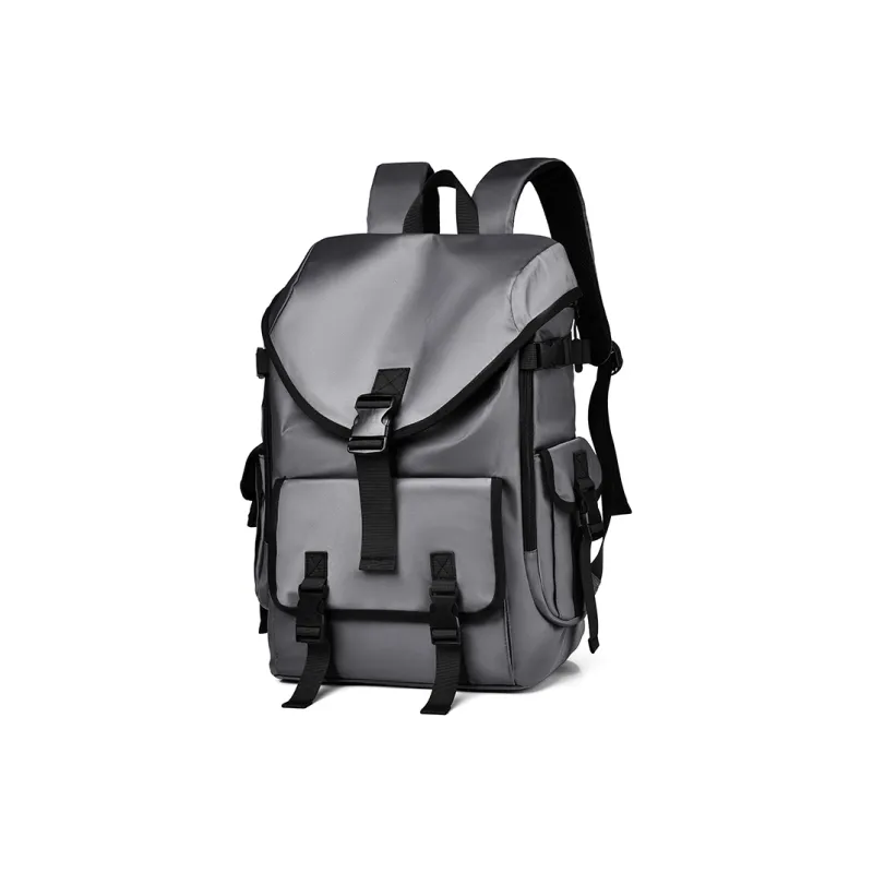 Venerable Brahma Durable Fabric Backpack Regular Unisex Black/Gray/Blue-8