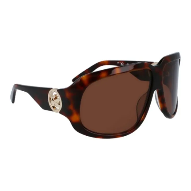 LONGCHAMP Square Sunglasses Women's Tortoiseshell-2
