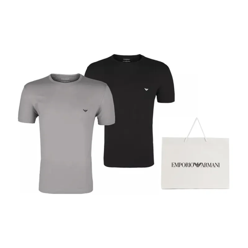 EMPORIO ARMANI Men Knit 2pack T-shirts-10