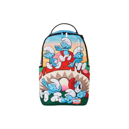 The Smurfs X SPRAYGROUND Backpacks Blue/Red