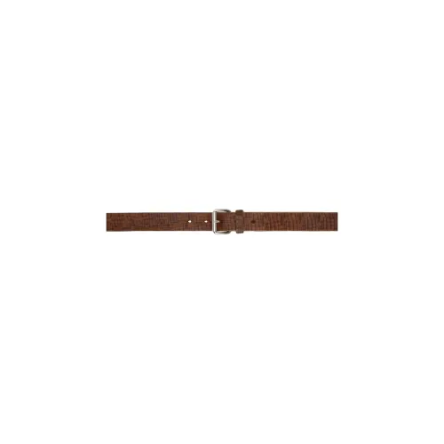 OUR LEGACY Crackle Design Pin Buckle Leather Leather Belts Men's Brown Width: 2.5CM