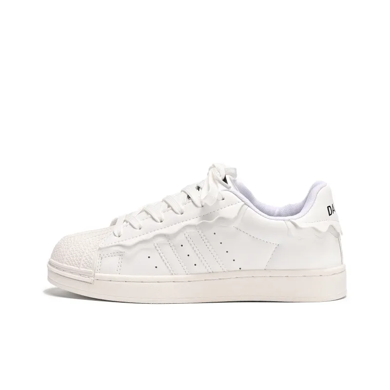 Guci Tianlun Slip Resistant Low Top Skateboard Shoes Women's White-0