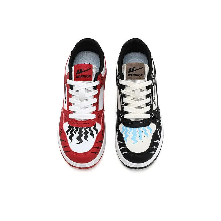 Warrior Air Force 1 Puffy Shoes Low-Top Skateboard Shoes Unisex-17