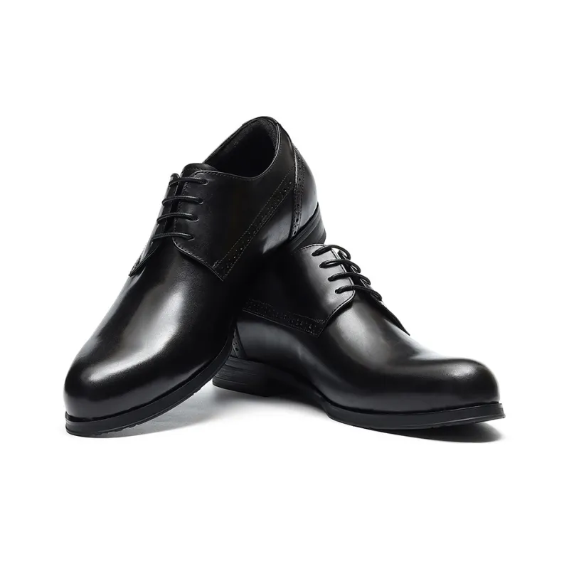 ASTON M.JAZZ Dress Shoes Men Low Top Black/Burgundy-4