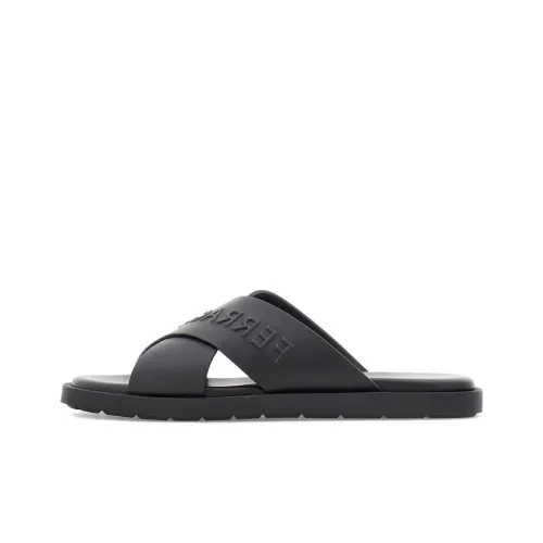 FERRAGAMO Crossover strap Leather Sandals