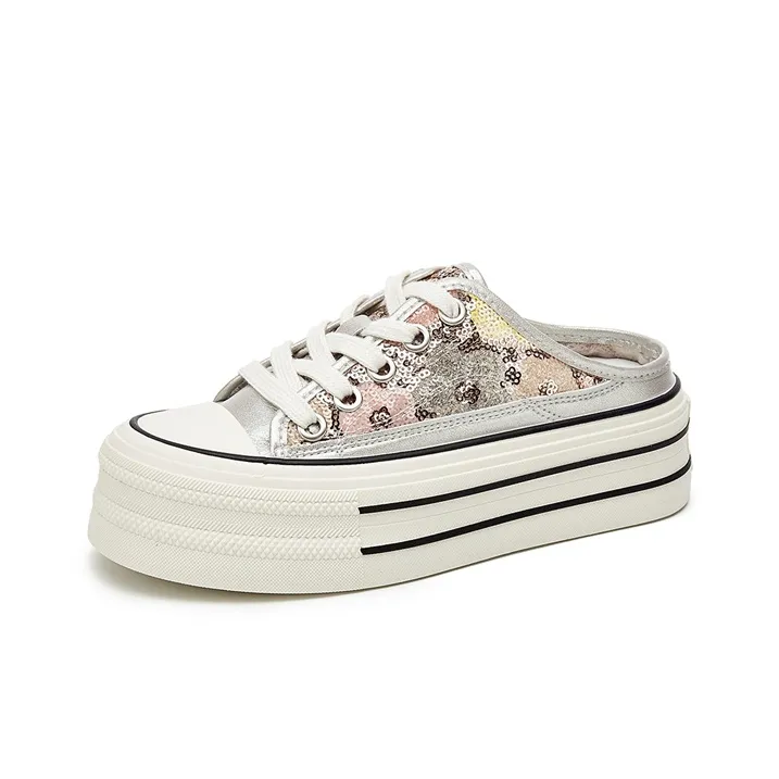 Jin Baichuan Lightweight Coverage Low Top Skateboard Shoes Women's-5