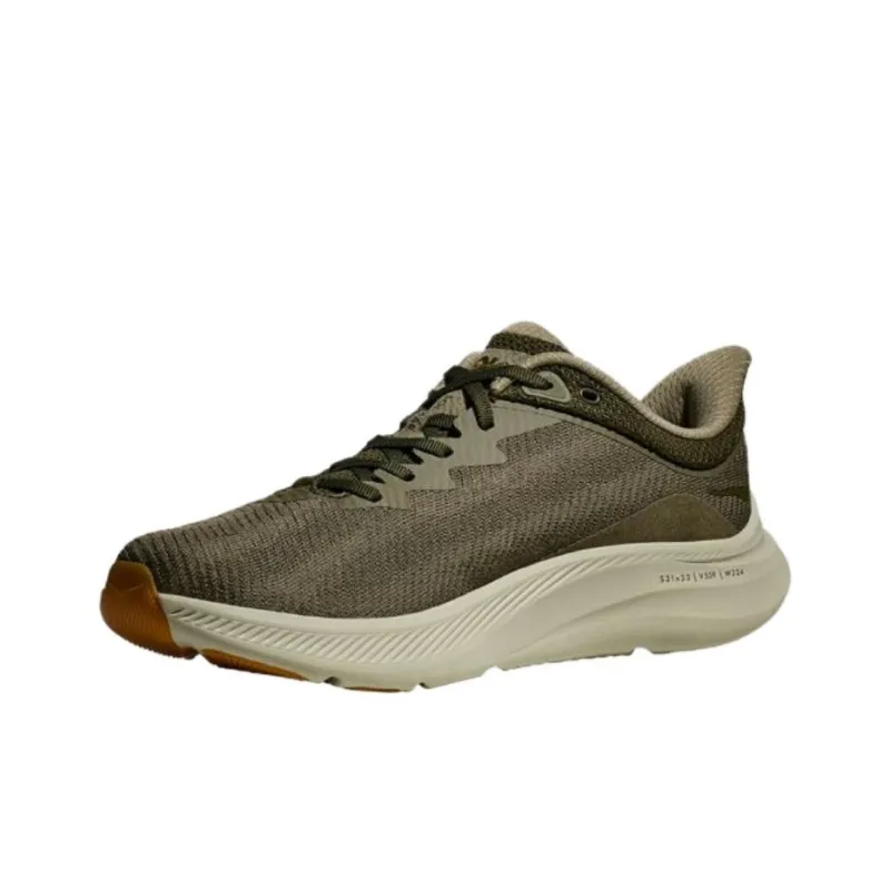 HOKA ONE ONE Solimar Cushioned Slip-Resistant Low-Top Casual Running Shoes Men's Army Green-2