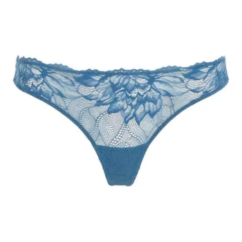 CK/Calvin Klein THONG Underpants Europe Version Women's 1 Pack Blue
