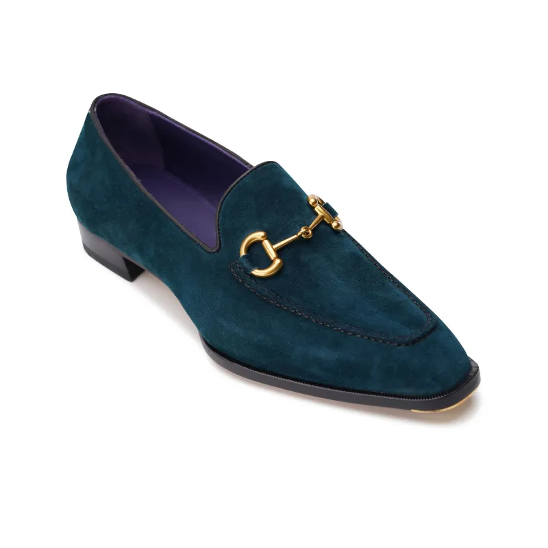 Kitamachi Loafers Men Peacock Blue/Sunset Brown/Inkstone Black/Dune White-2