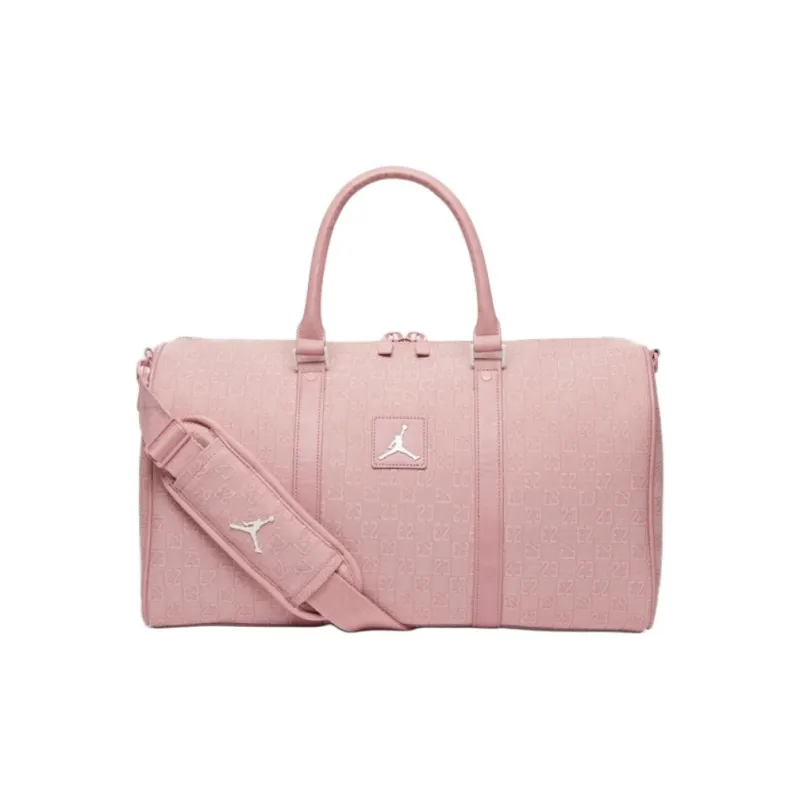 Jordan Polyester One Shoulder Crossbody Gym Bag Medium Size Unisex Pink-0