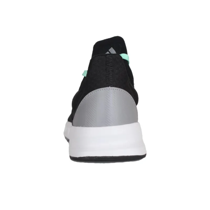 Adidas Falcon Elite 5 Cushioning Anti Slip And Wear Resistant Mid Top Casual Running Shoes Women's Black Cyan-3