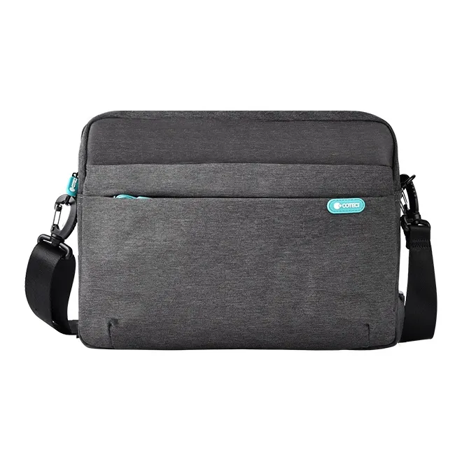 COTECi Oxford Crossbody Bag, Shoulder Bag Unisex Black-4