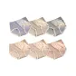 M1047-Minimalist Style High-Rebound Pants-D Set-Gray Blue+Khaki+Gray+Skin+Skin (6 Pack)