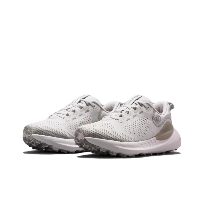 Lululemon Beyondfeel Trail Running Shoes Unisex Low Top Steam White/Raw White/Silver Drop-2