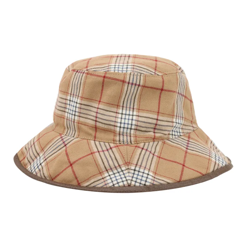 GUCCI Plaid Gg Baseball Cap-3