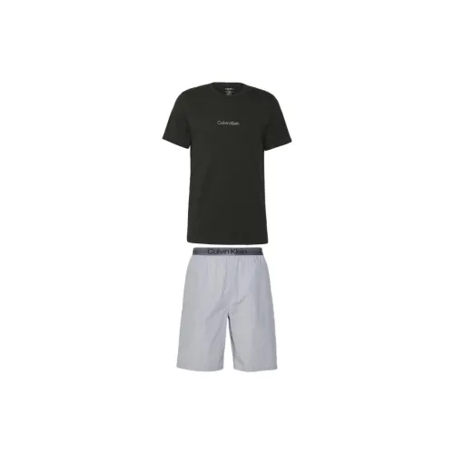 CK/Calvin Klein S/S SHORT SET Pajama Set Europe Version Men's
