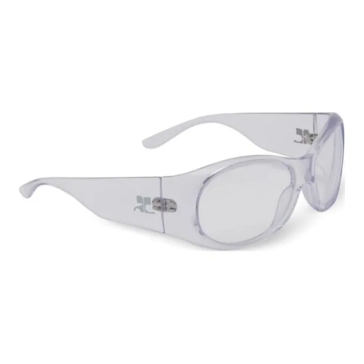 COURREGES Hybrid 01 Oval frame Sunglasses-2