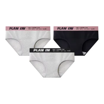 PLAN IN Underpants Women's Combo Set
