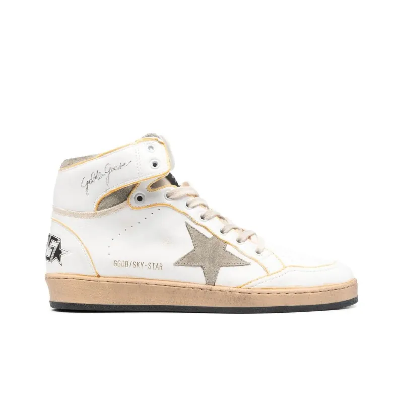 Golden Goose Sky-Star White Taupe-1