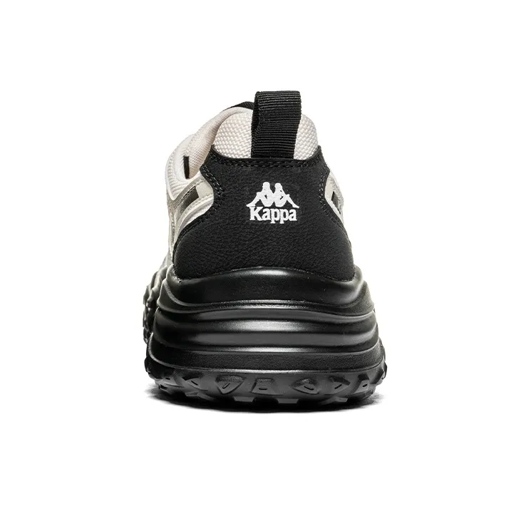 Kappa Grip Height Increasing Beach Sandals Women's Black White-4
