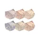 M1047-Minimalist Style High-Rebound Pants-A Set-Rose Purple+Cameo Brown+Skin+Gray Blue+Khaki (6 Pack)