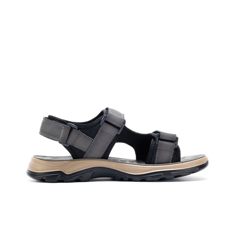 JOSINY Beach Sandals Men Gray/Yellow Brown-2