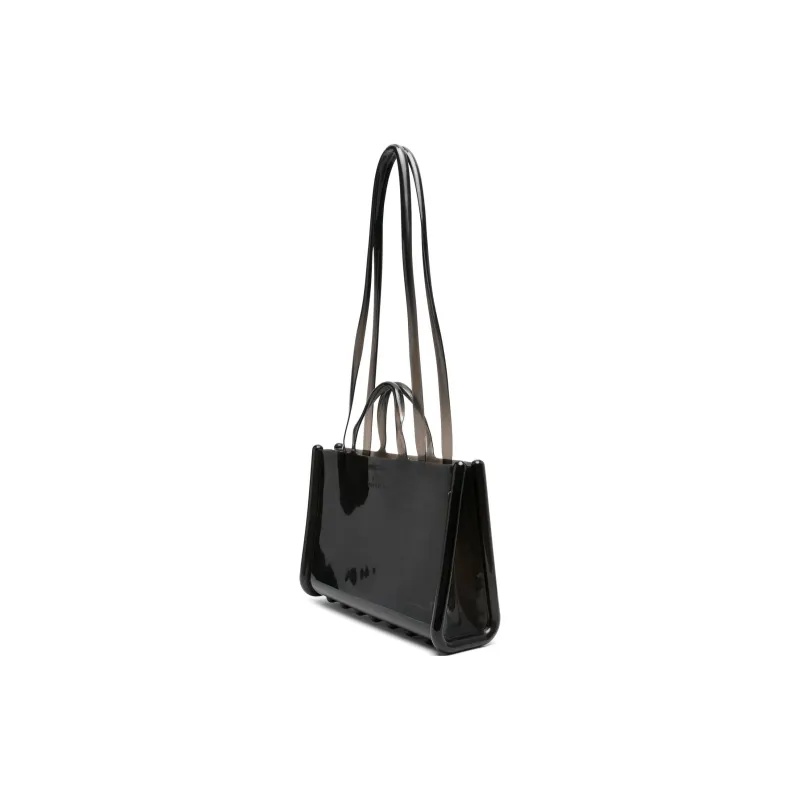Converse Melissa Collaboration PVC Handbag Large Size Unisex Black-1