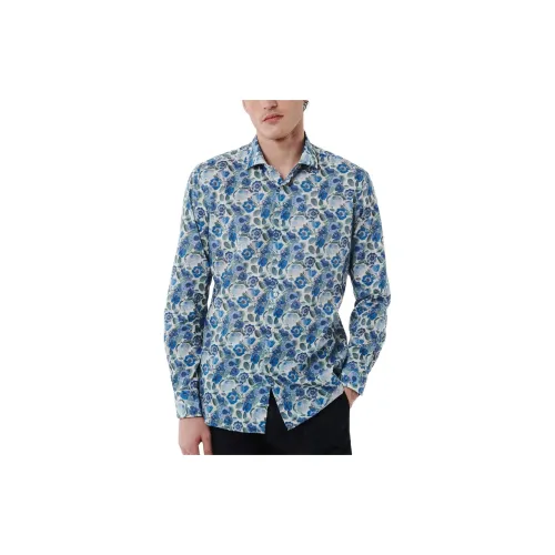 XACUS Shirts Men Blue