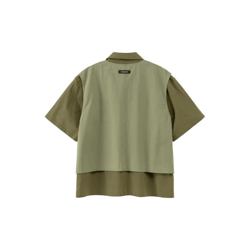 NO ONE ELSE Shirts Unisex Army Green-1