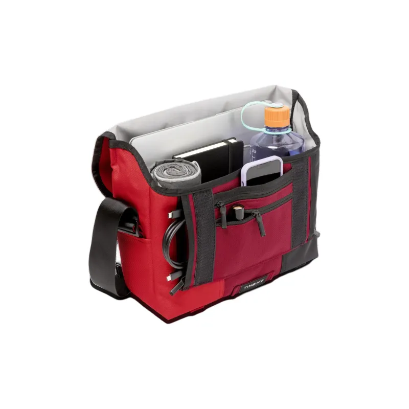 Timbuk2 Recycled Material Messenger Bag Shoulder Bag Crossbody Bag Small Size Unisex Red & Dark Green-1