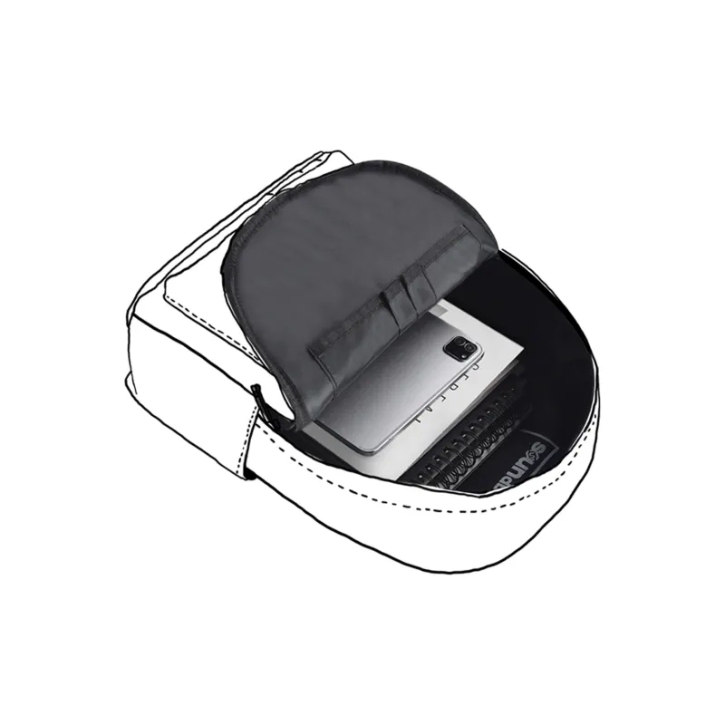 ONRF SOUNDBYTE Collaboration Polyester Backpack Regular Unisex White-4