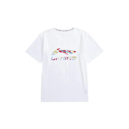 LINING Badminton Series T-Shirts Unisex Standard White