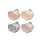 M1047-Minimalist Style High-Rebound Pants-E Set-Cameo Brown+Skin+Gray+Rose Purple (4 Pack)