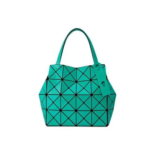 ISSEY MIYAKE Polyvinyl Chloride Resin With Polyester Handbag Women's Emerald Sandalo
