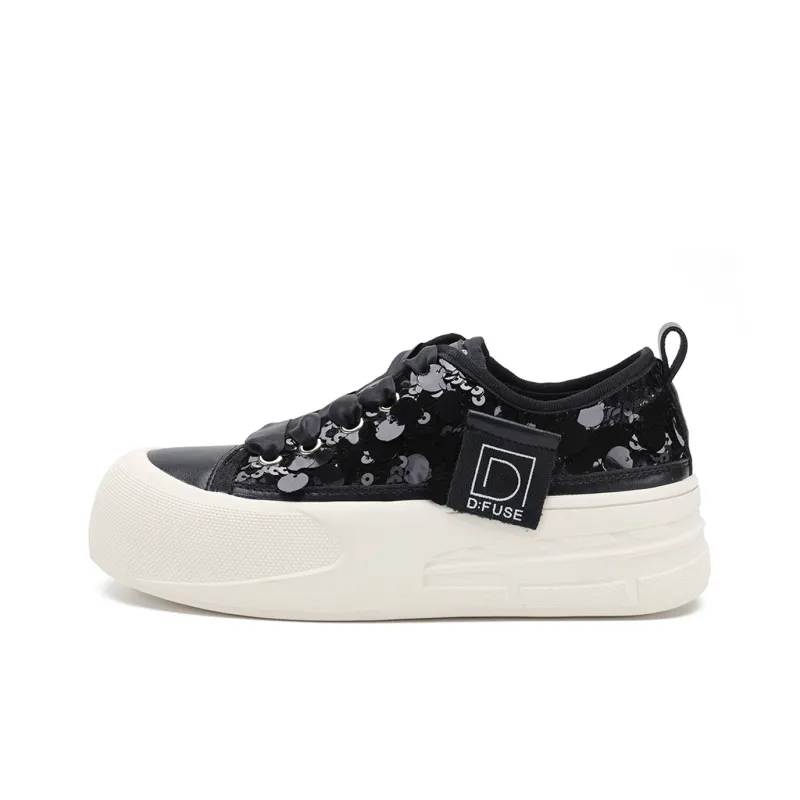 D:FUSE SCANDINAVIA Lightweight Wear-Resistant And Slip-Resistant Low-Top Skateboard Shoes Women's-0