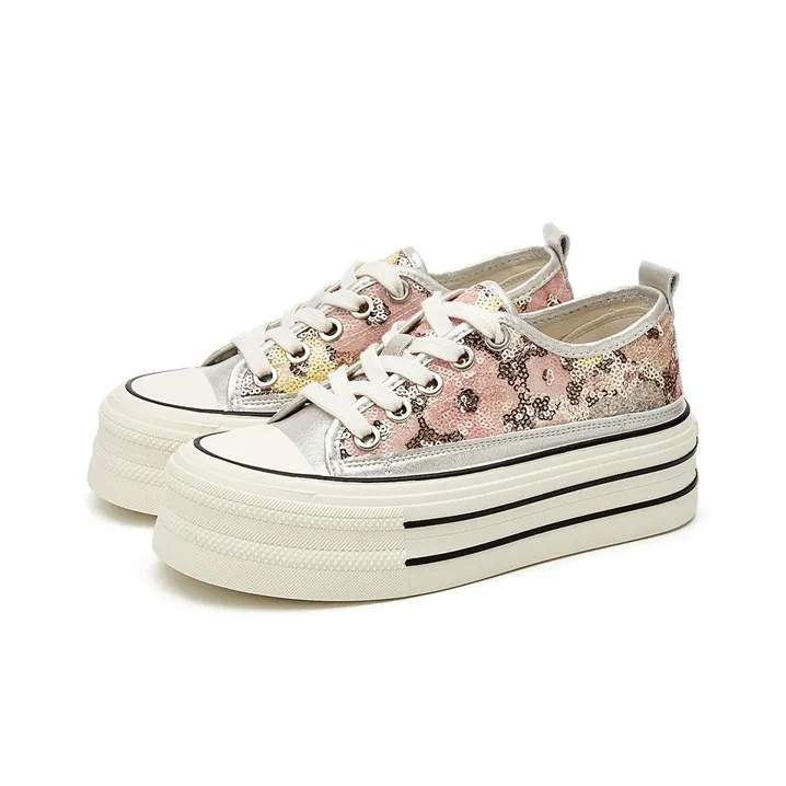 Jin Baichuan Lightweight Coverage Low-Top Skateboard Shoes Women's-2
