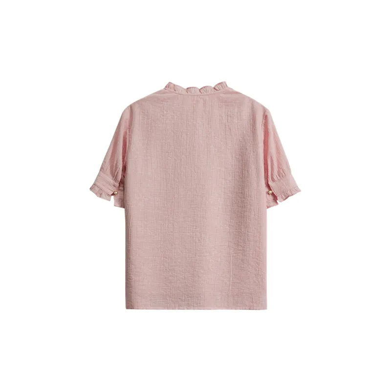 ANNECHEN Shirts Women's Pink-1