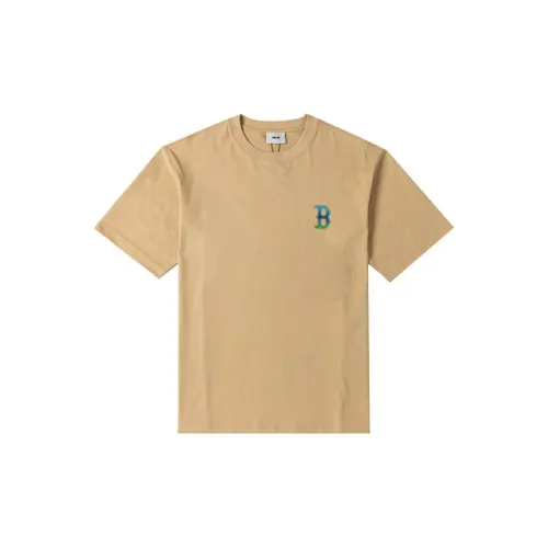 MLB Boston Team T-Shirts Unisex Apricot Cream